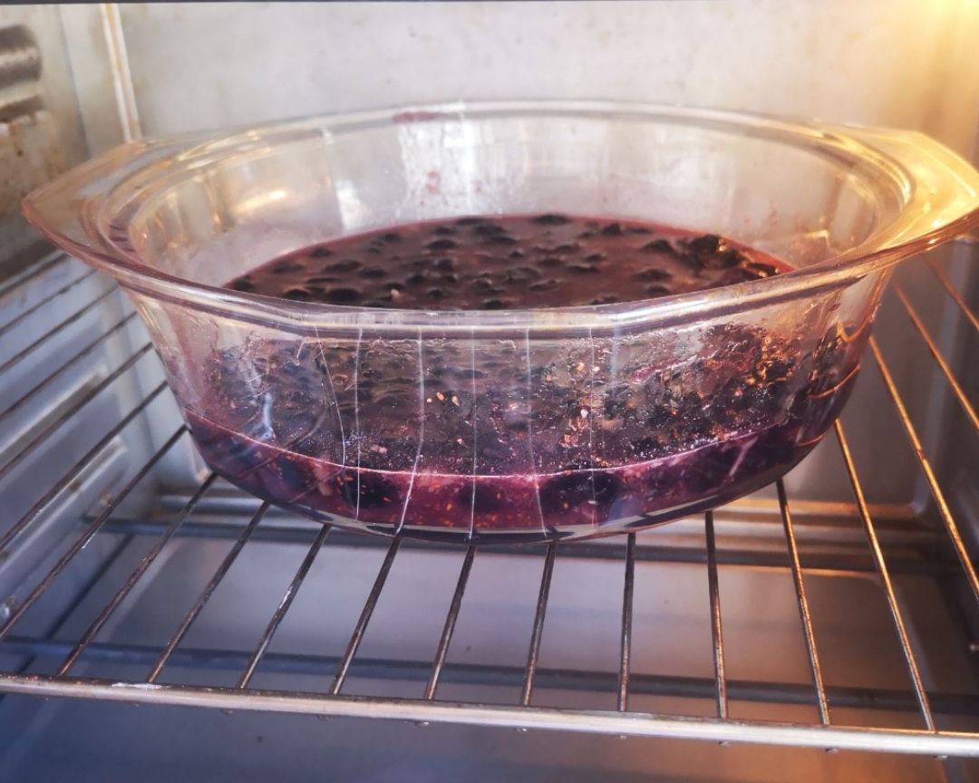 烤箱版自制蓝莓酱（快手低碳无糖）的做法 步骤2