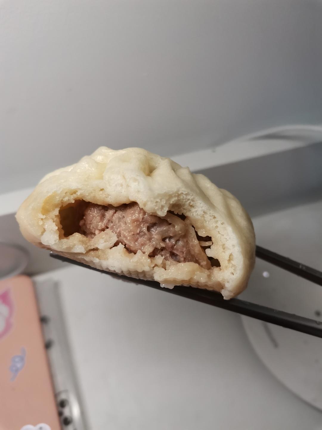 白萝卜粉丝猪肉包子（附视频。一次性发酵。）