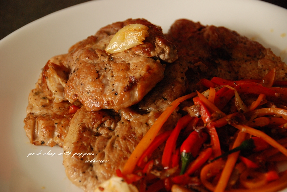 【终极烹饪课程】猪排配酸甜灯笼椒