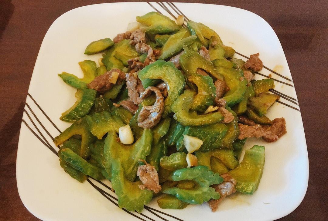 耗油苦瓜炒牛肉