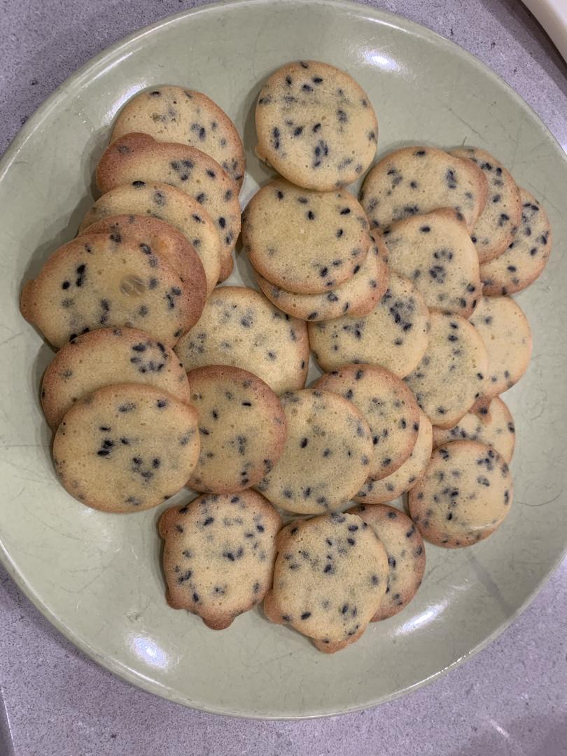 黑芝麻小饼干