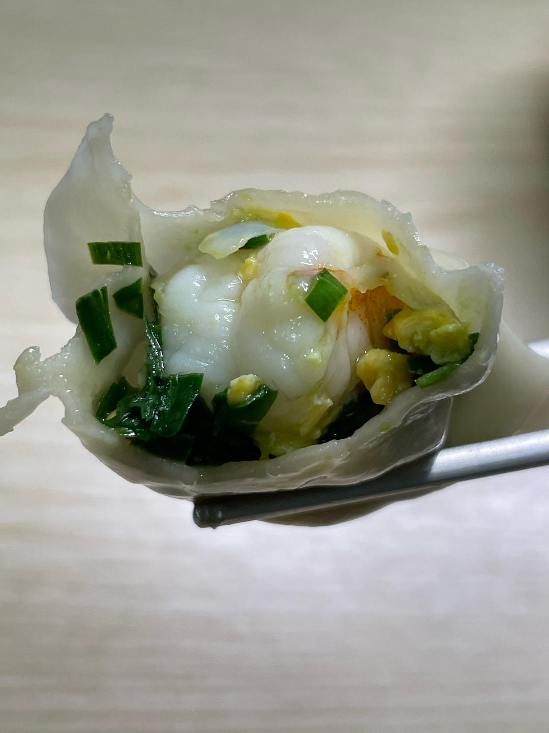 韭菜鸡蛋虾仁饺子（三人量）