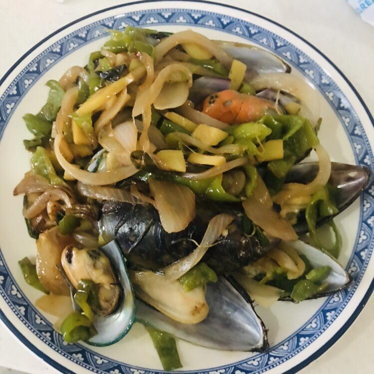 爆炒青口贝