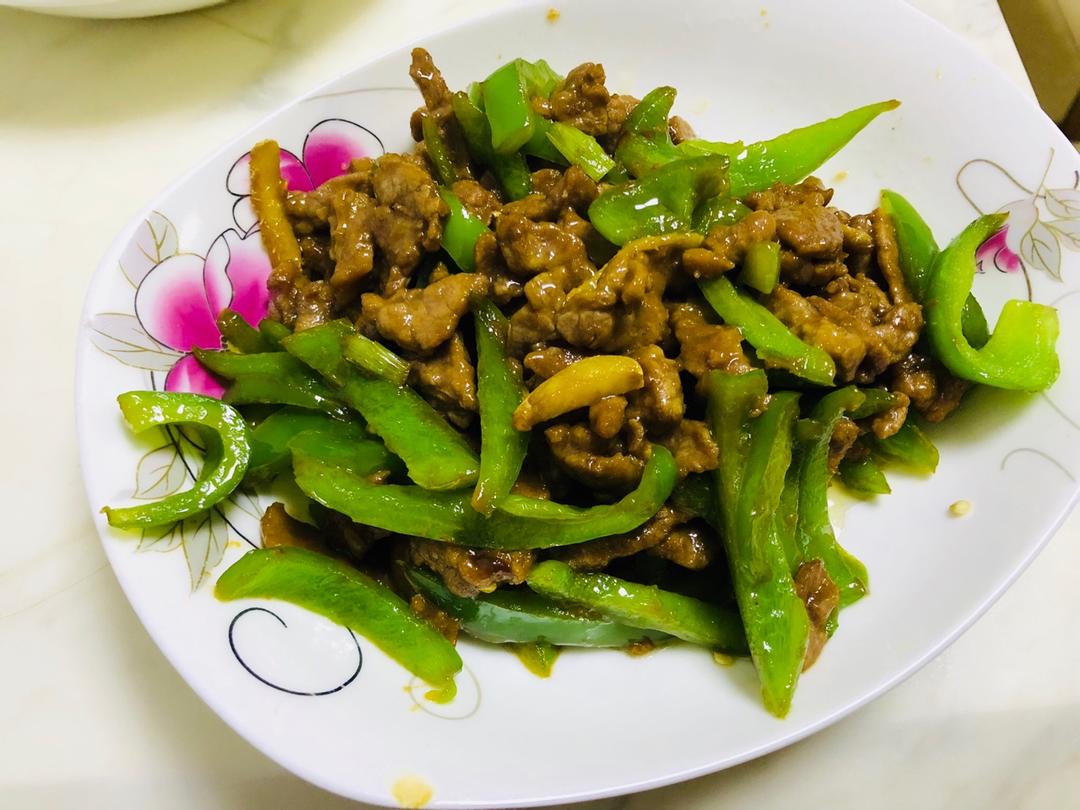 超级嫩的青椒牛肉丝