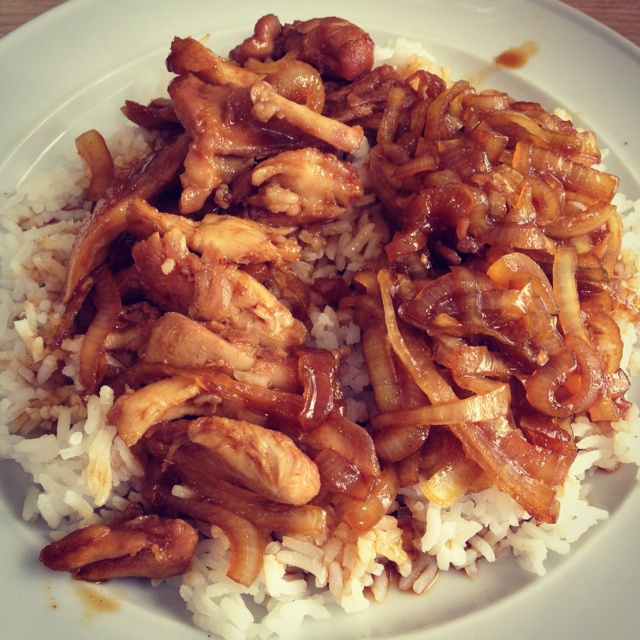 照烧鸡腿饭