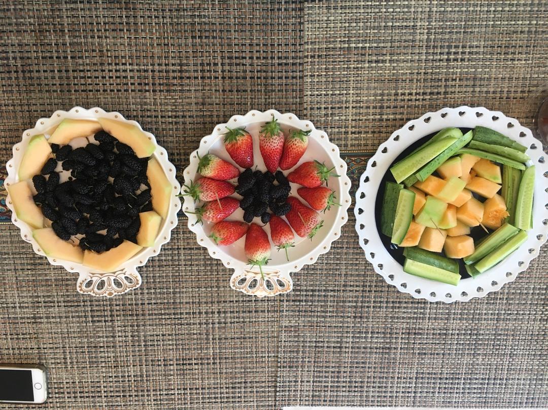 我家的早餐水果