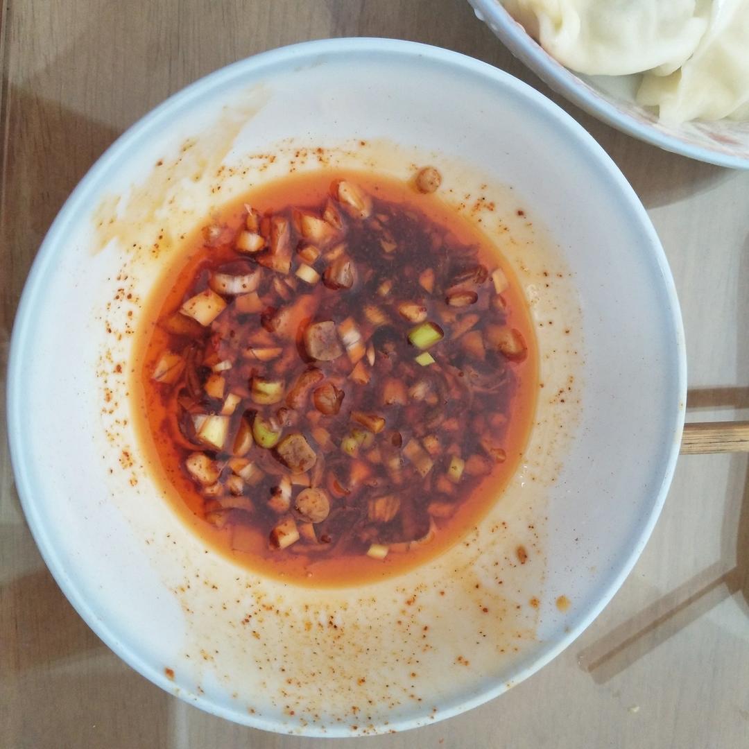 私家饺子蘸酱