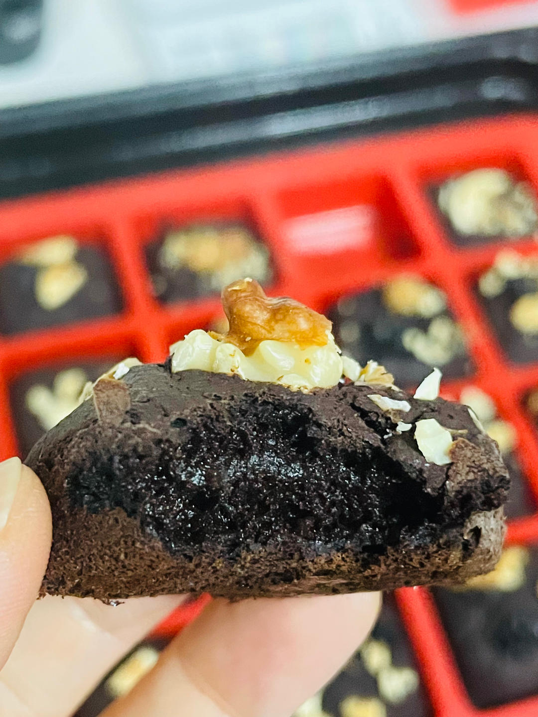 低卡无油香蕉巧克力玛芬(布朗尼)