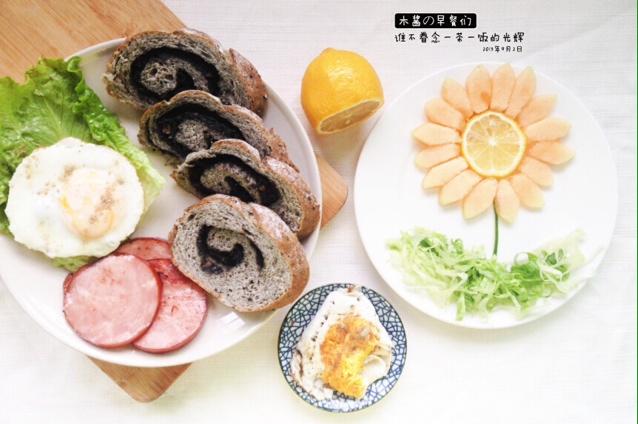 创意早餐龙猫吐司