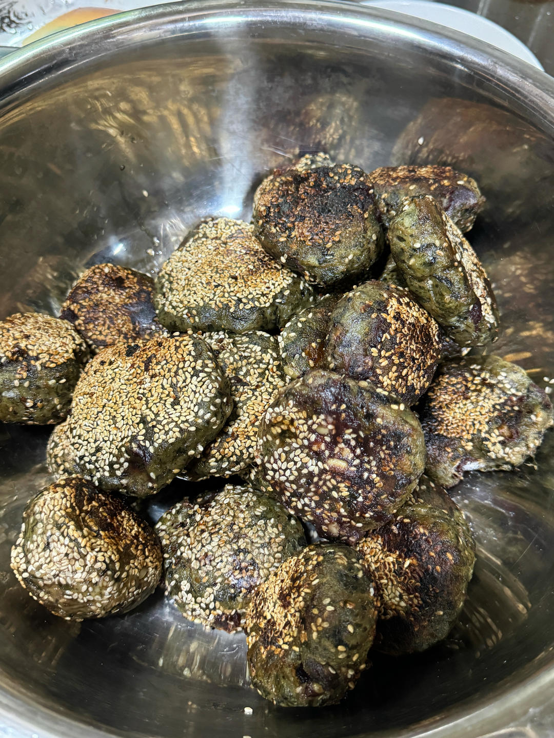 麦芽塌饼芝麻馅