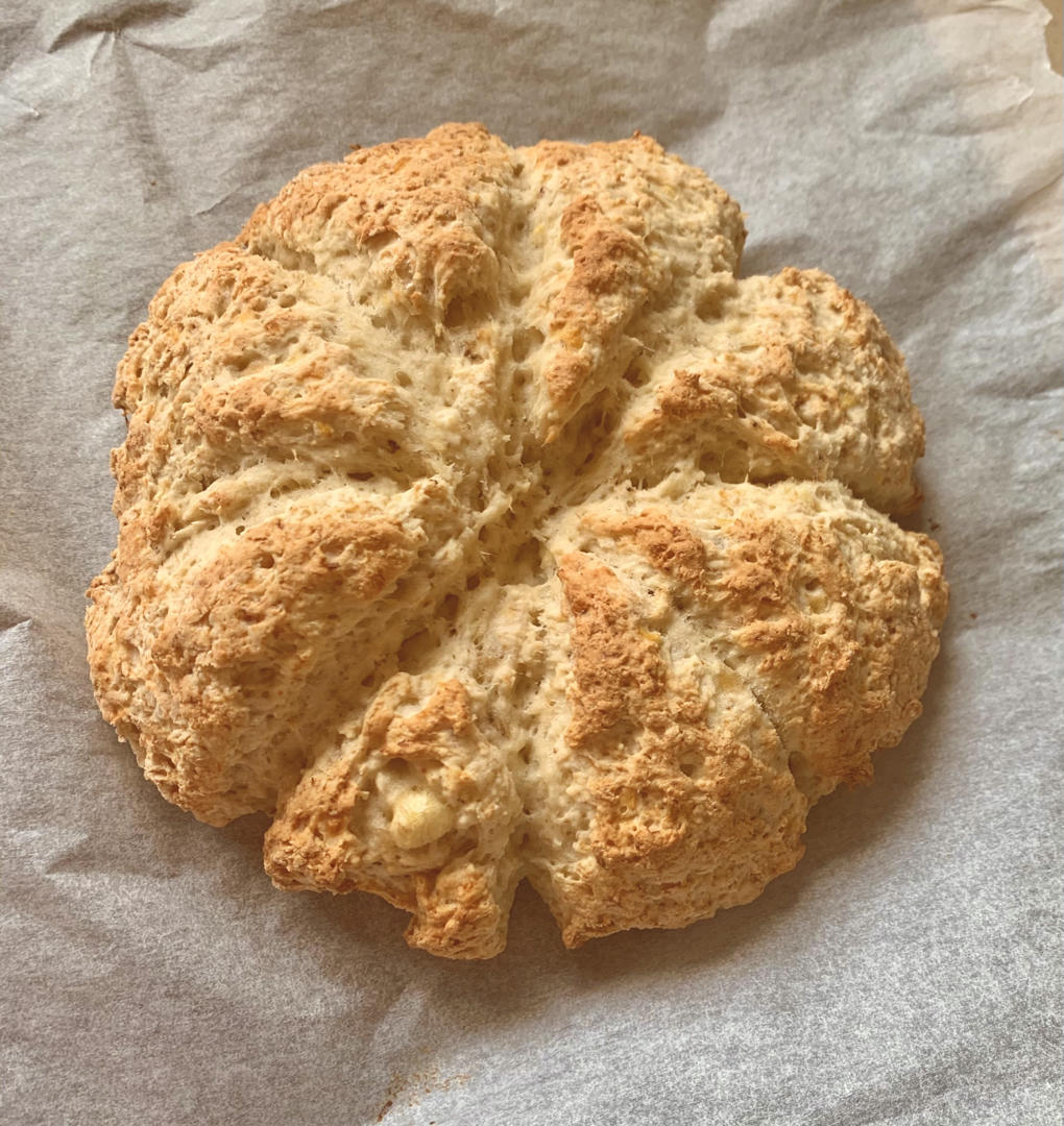 快手下午茶 蔓越莓香蕉司康饼  （全麦无糖少油 无蛋奶 减肥瘦身 ）