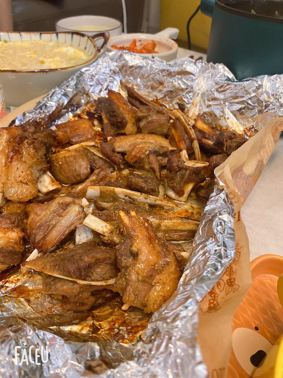 家庭烤箱烤羊排