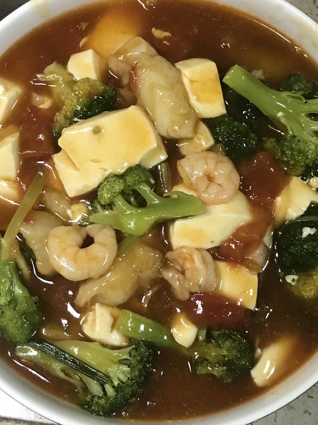 底油版番茄🍅巴沙鱼虾🦐烩