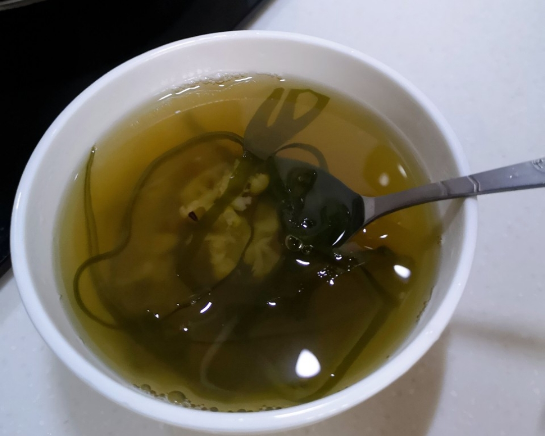 海带绿豆汤 广东糖水的做法 步骤4