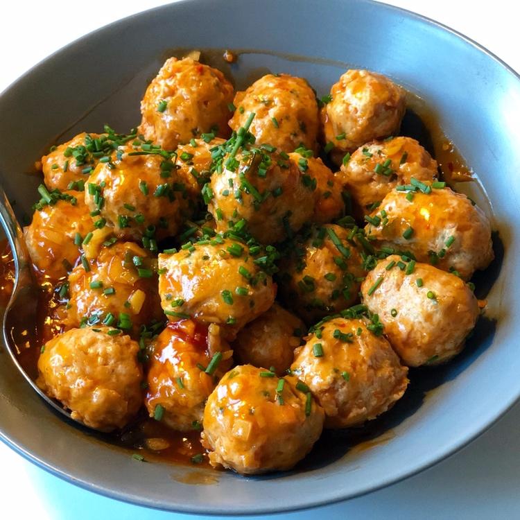 高蛋白低卡鸡肉丸子（无碳水版）增肌减脂必备！！！120kcal/100g