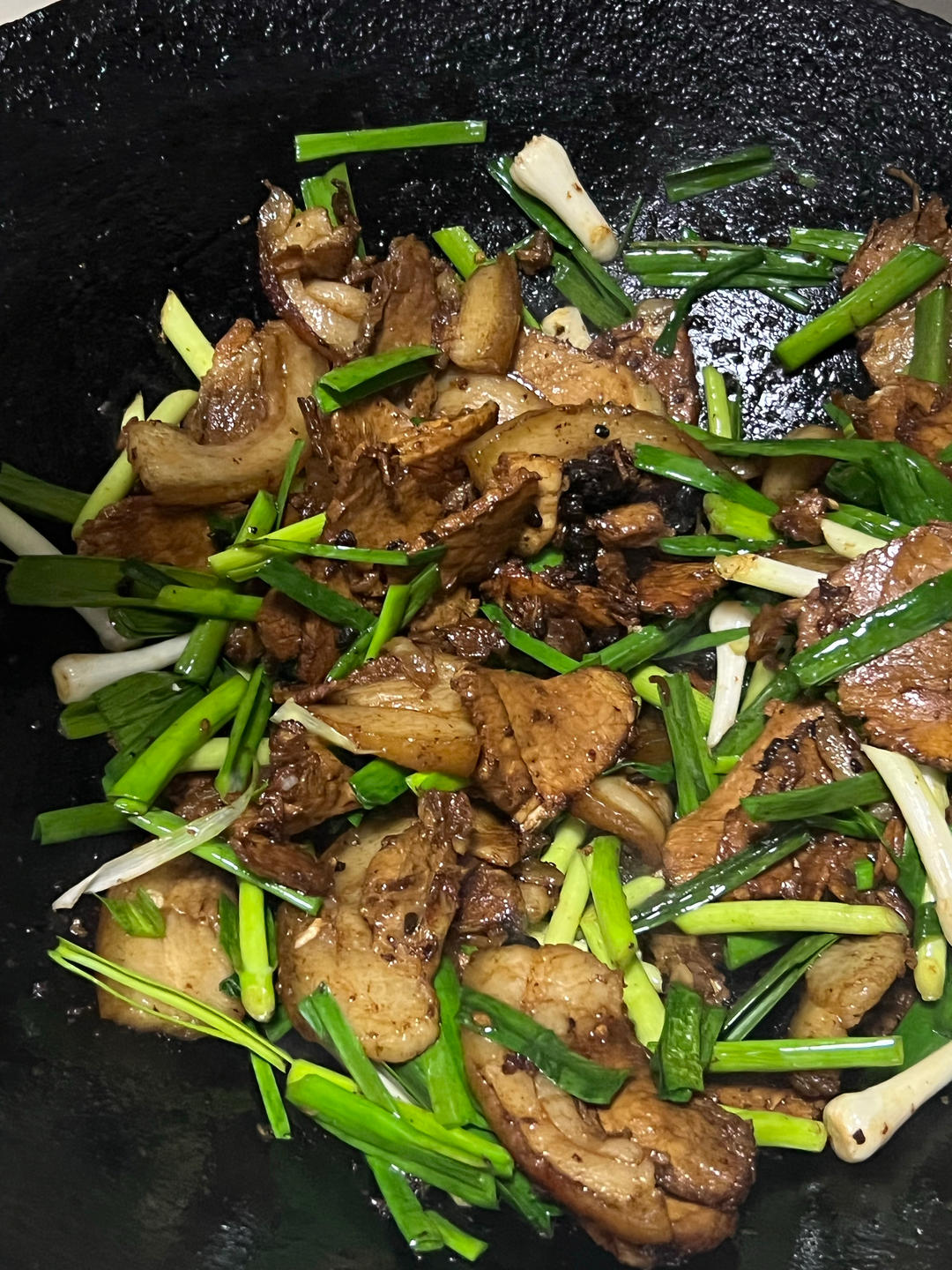 蒜苗盐煎肉