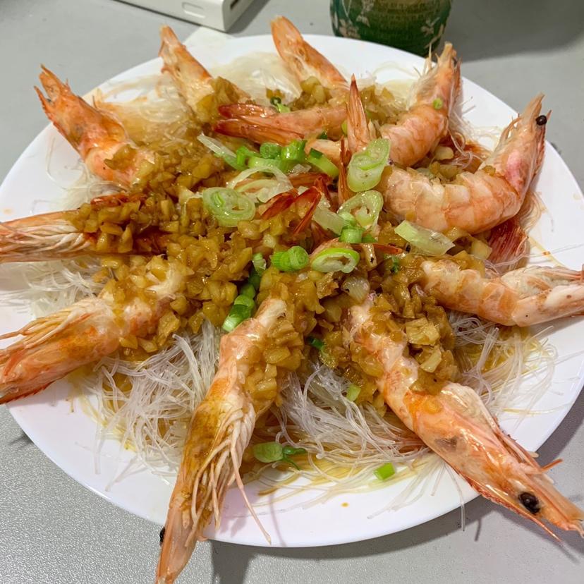 蒜蓉粉丝蒸虾