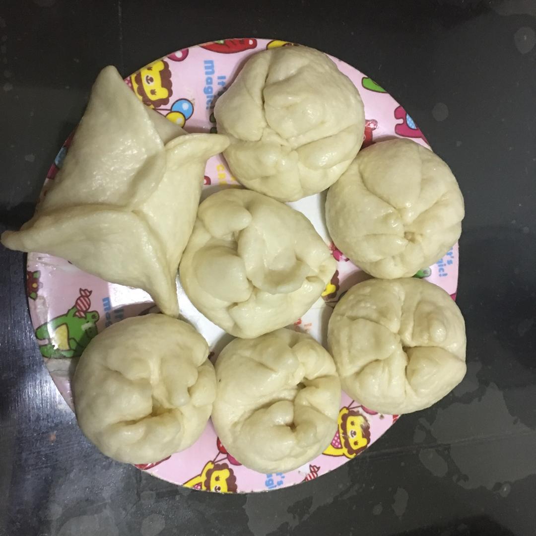 自制无油奶黄包