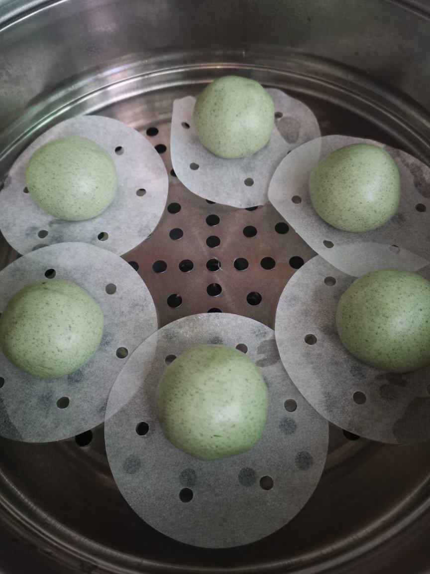 时令点心-艾草青团-4款咸甜配合的馅料