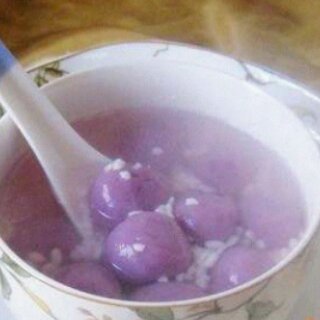 紫薯汤圆