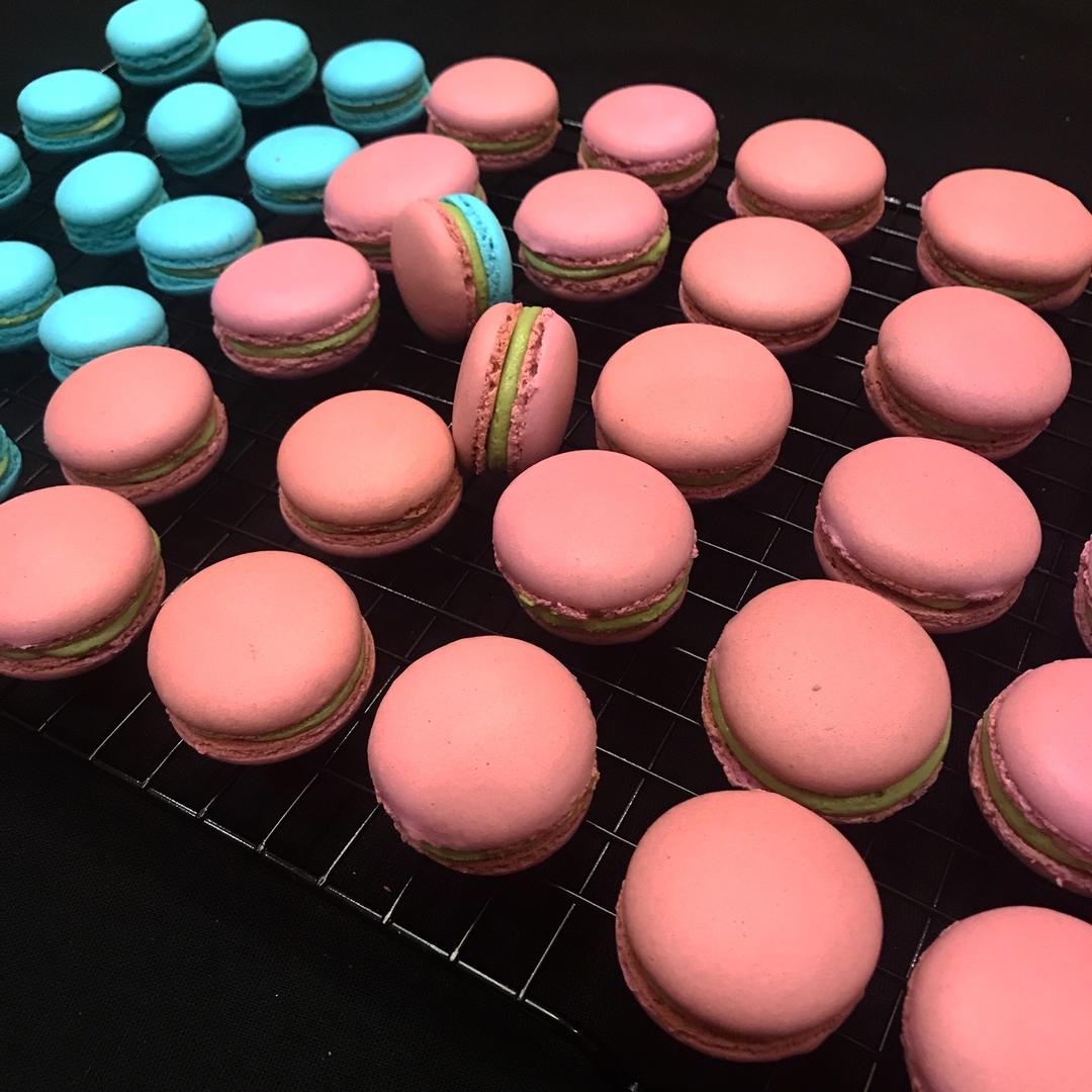 【视频】抹茶意式马卡龙