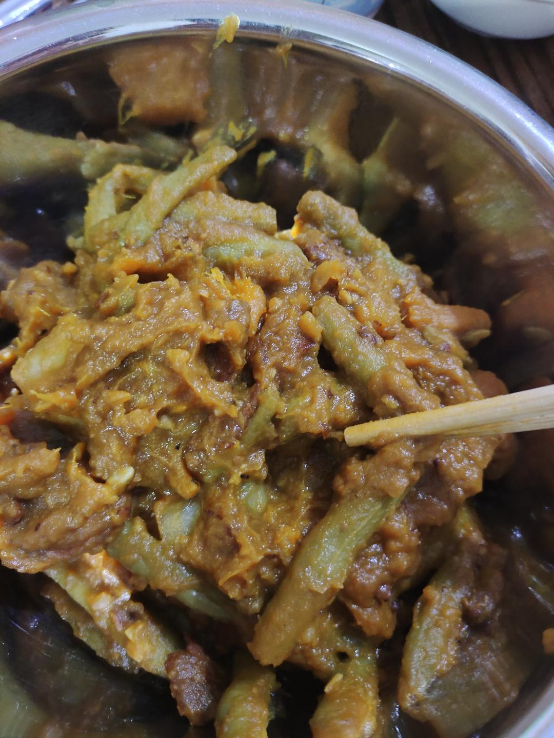 土豆南瓜炖豆角
