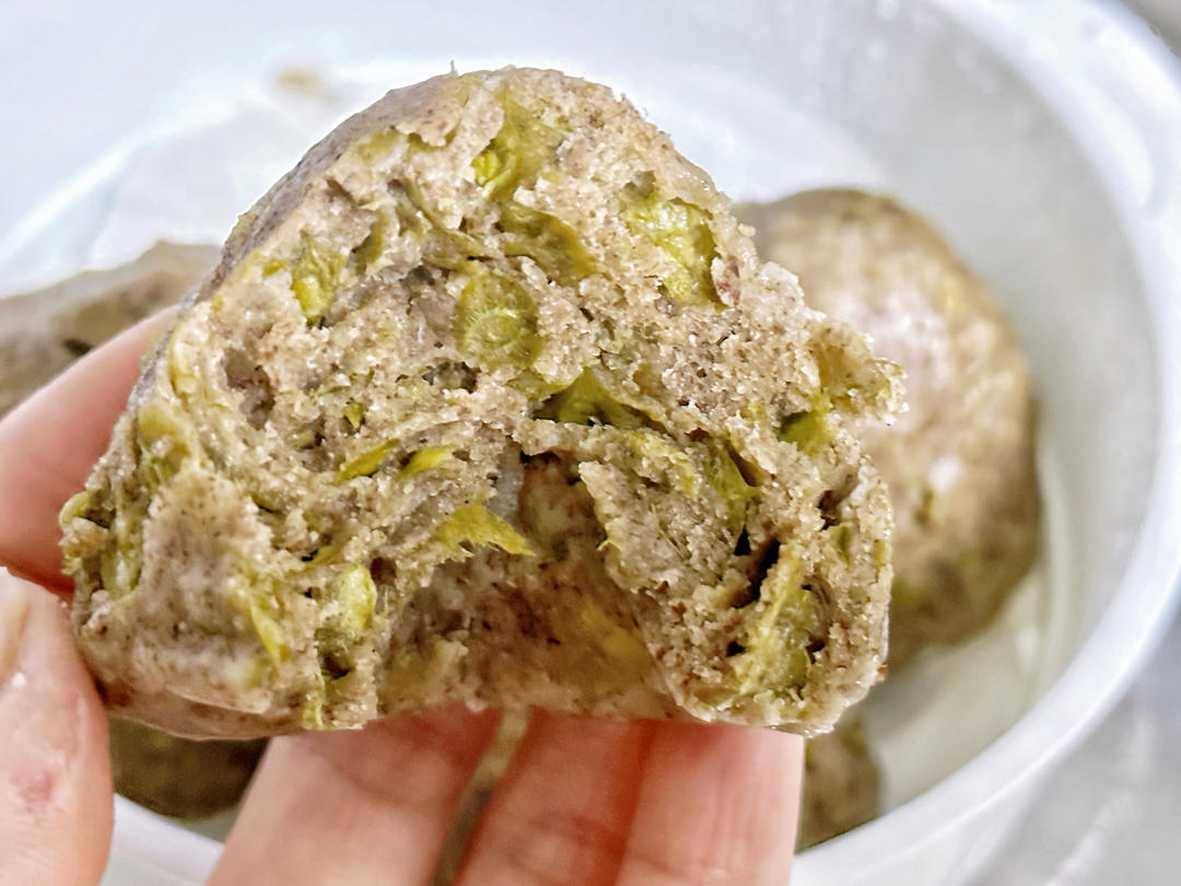 榆钱窝窝（蒸出来还是翠绿色哦）㊙️