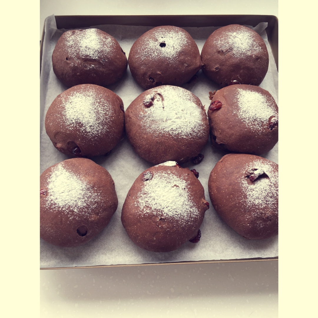 可可蔓越梅软欧~天然酵种(波兰种)