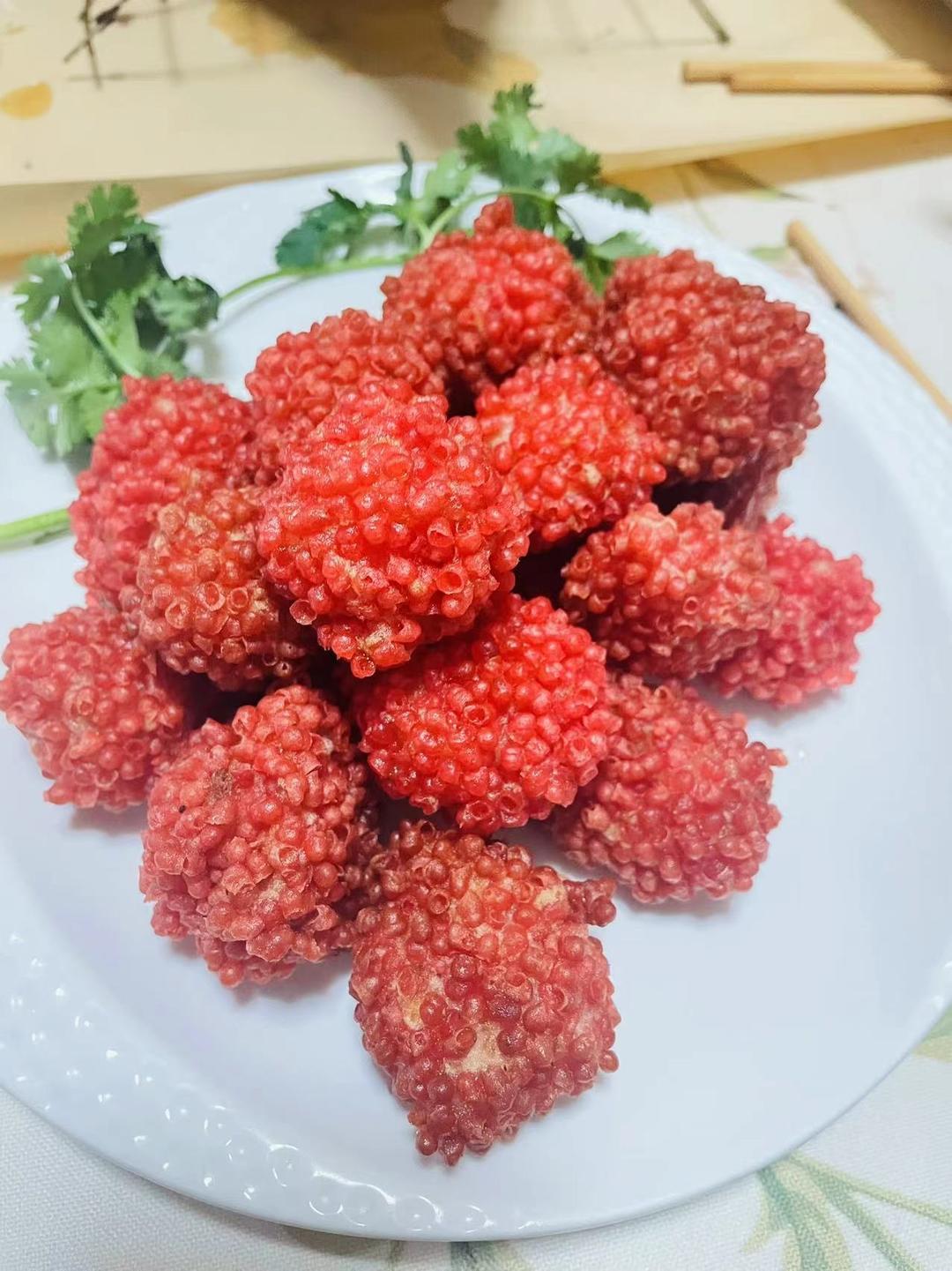 鸿运当头——荔枝虾球