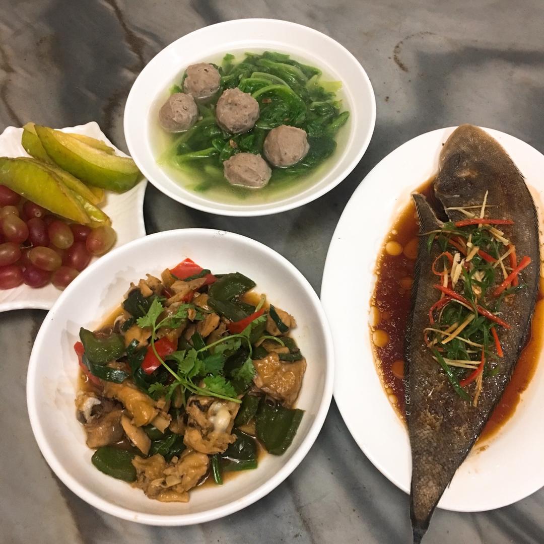 清蒸龙舌鱼