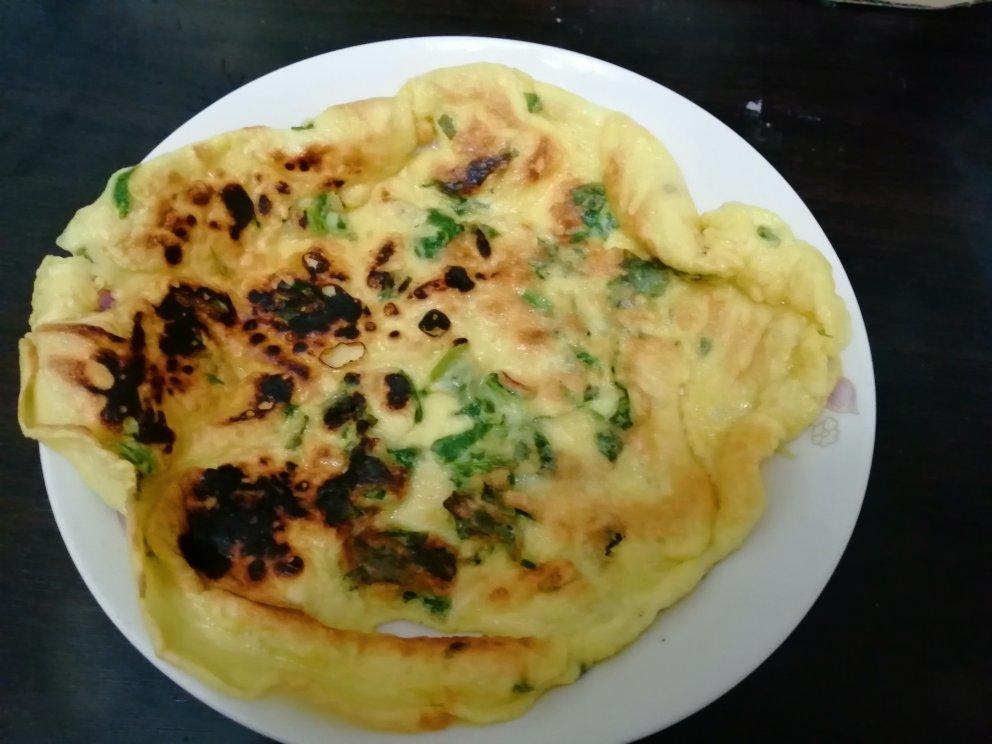 简单快手蔬菜鸡蛋煎饼
