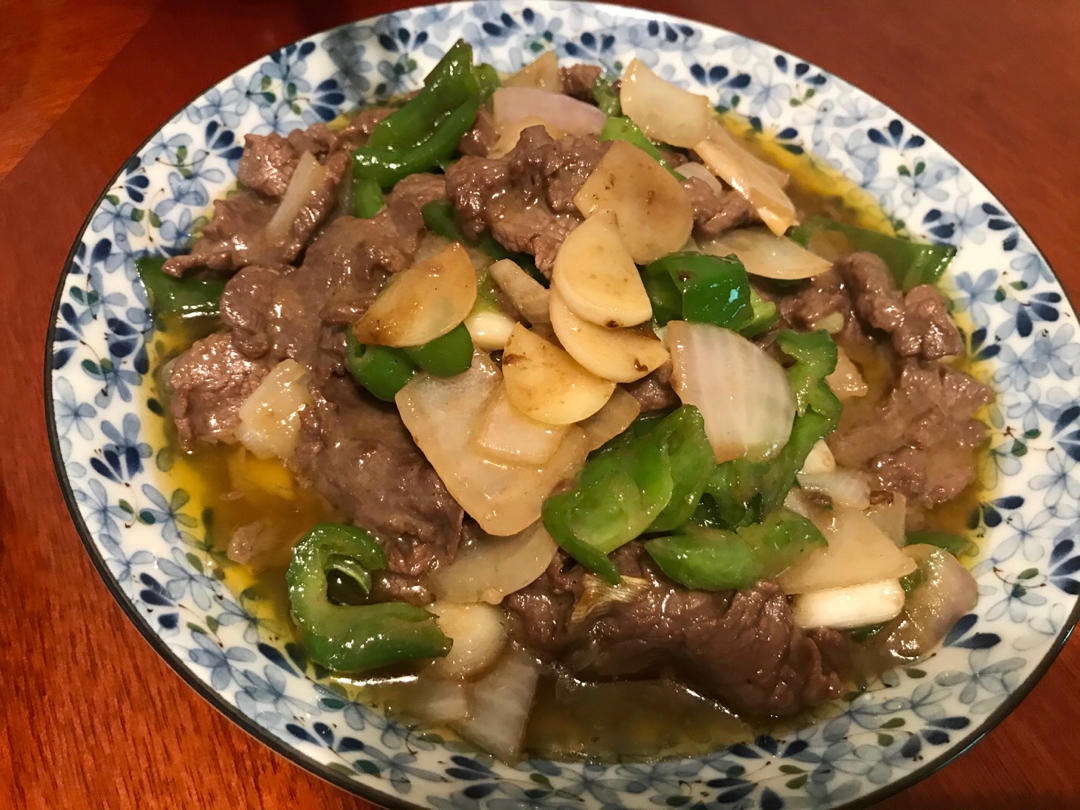 青椒炒牛肉