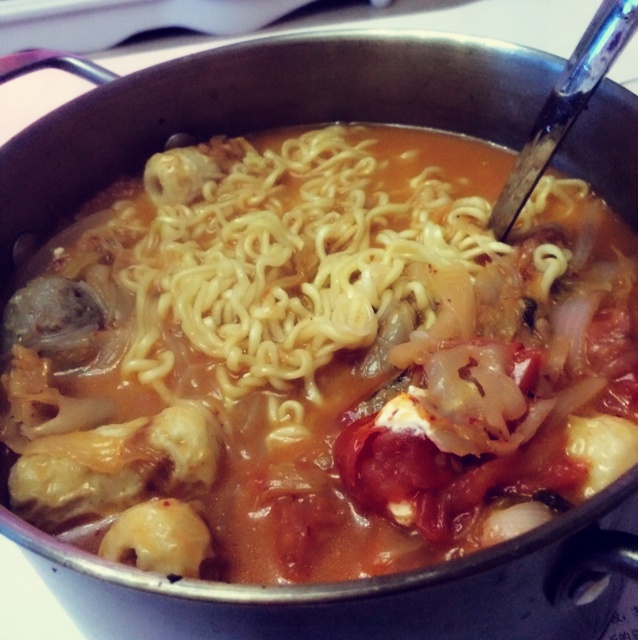 韩式芝士部队锅