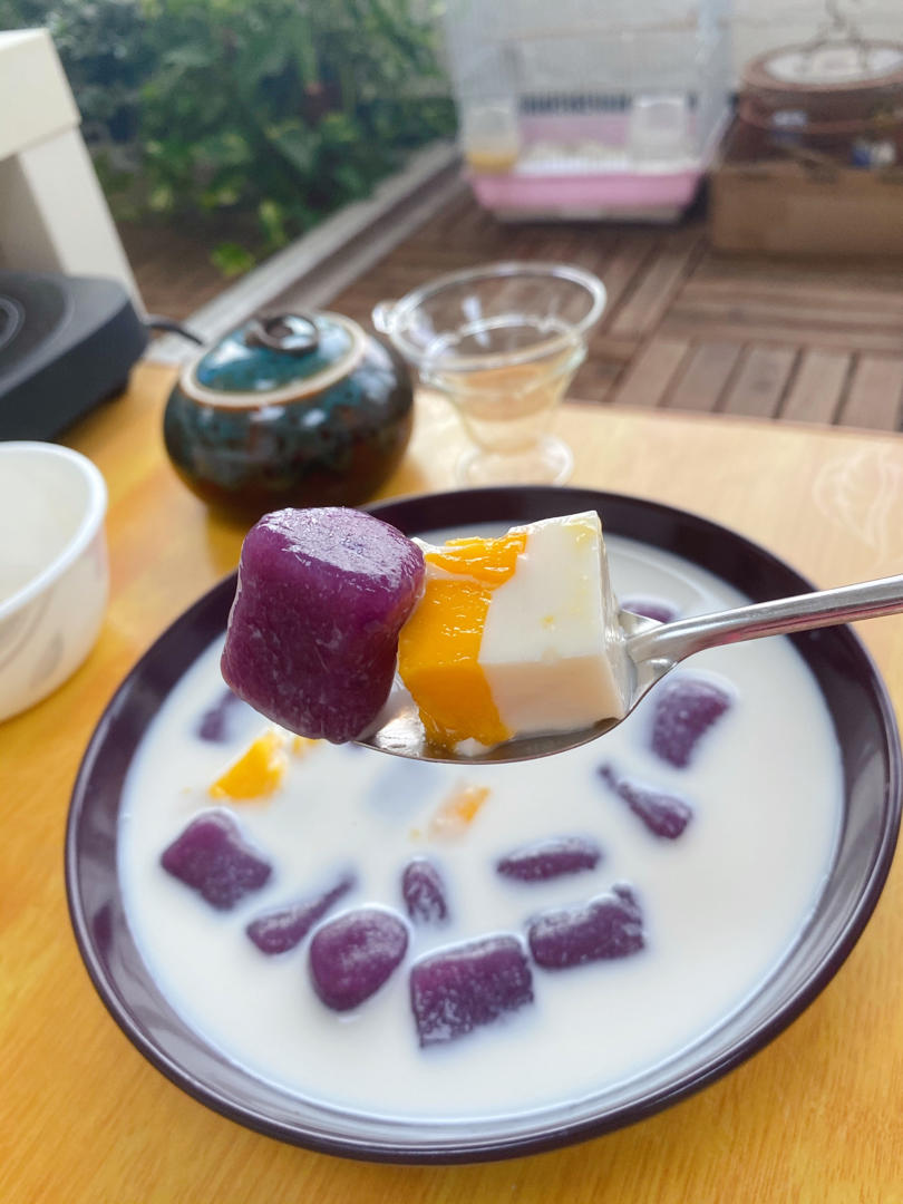 芒果牛奶布丁（吉利丁片版）