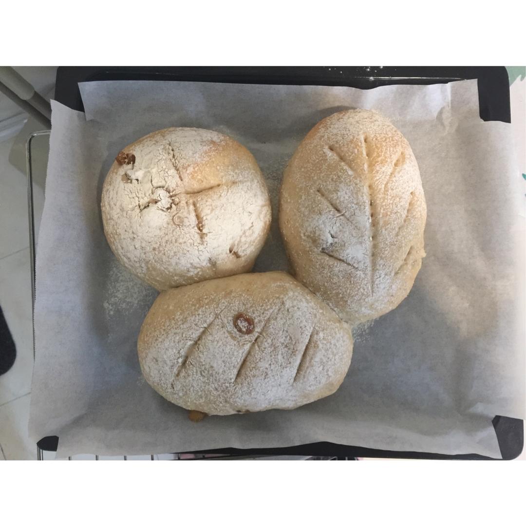 全麦核桃包～软欧包