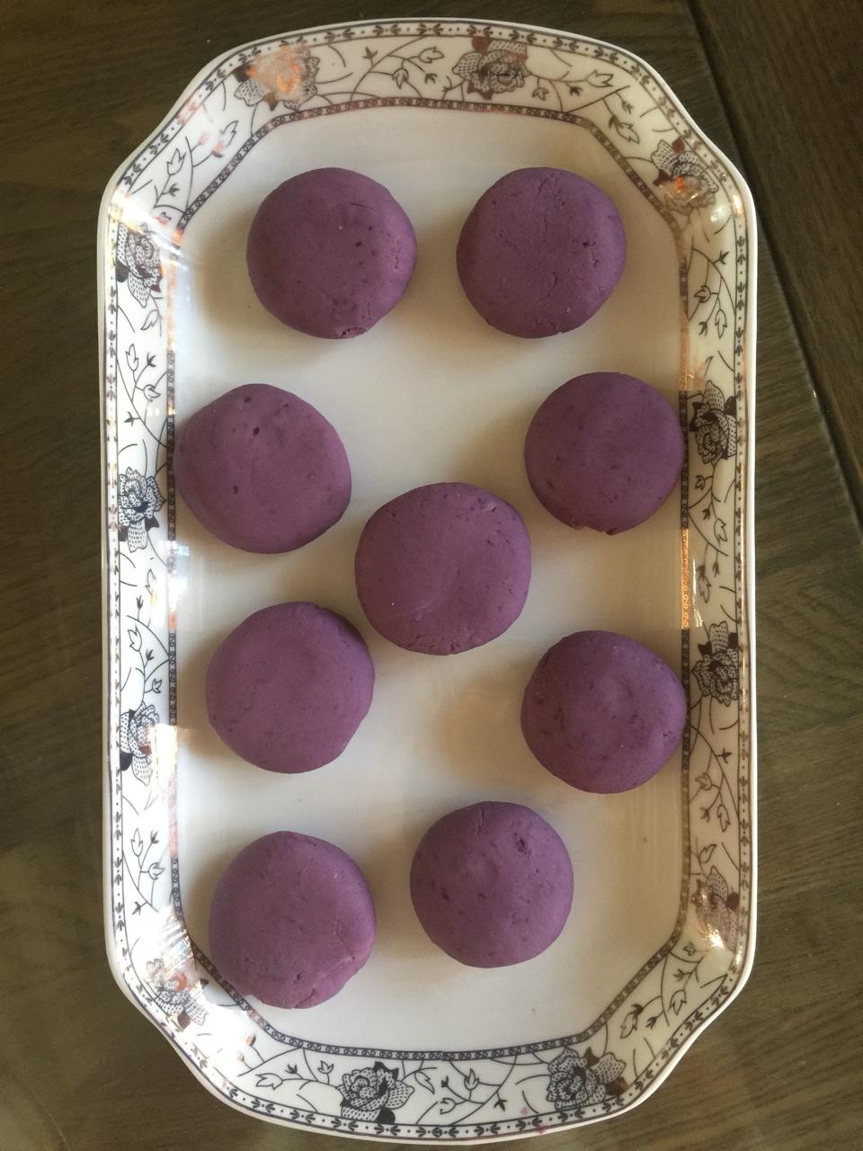 爆浆香芋紫薯饼 宝宝辅食食谱