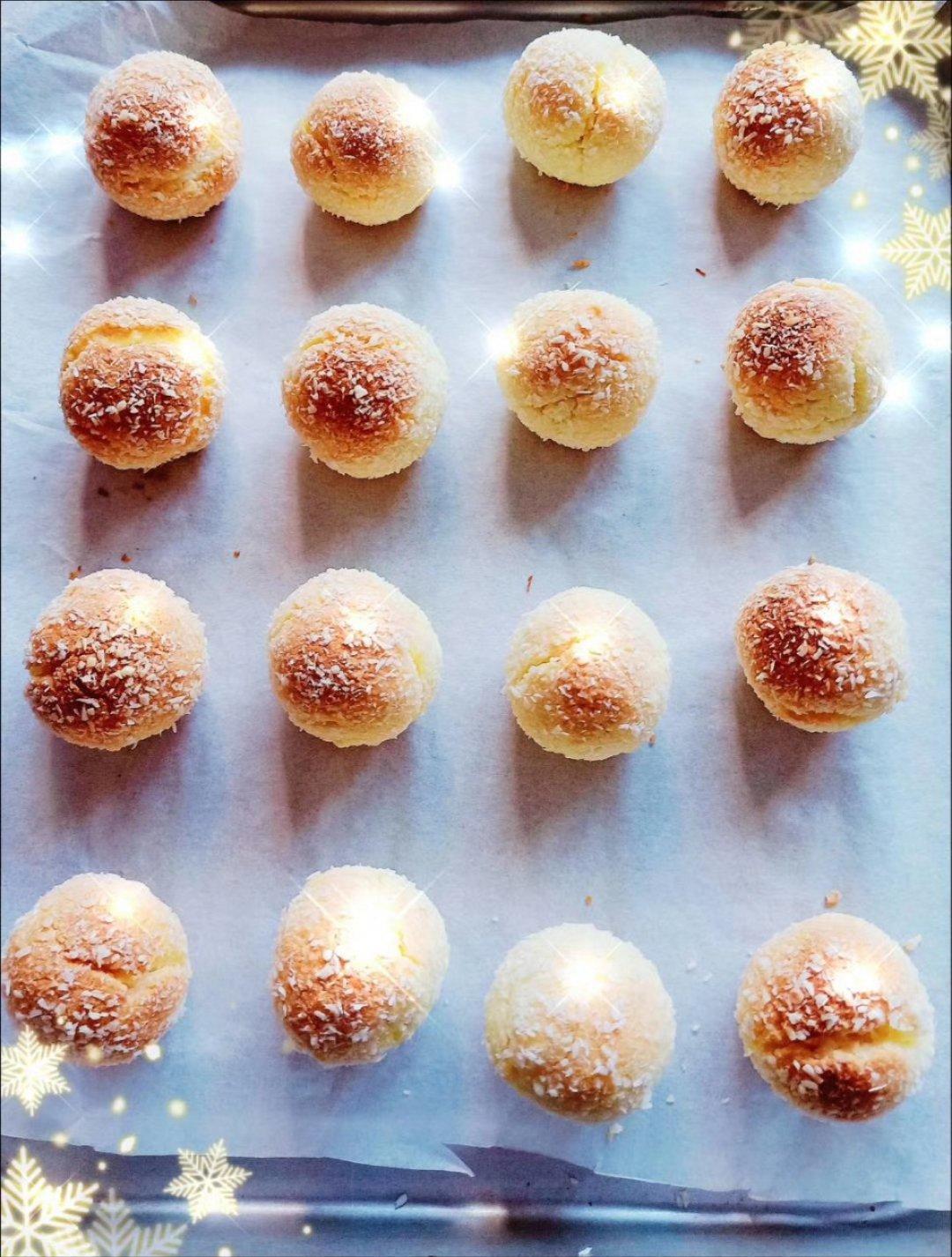 【视频】椰蓉小酥球（消耗蛋黄）童年美食