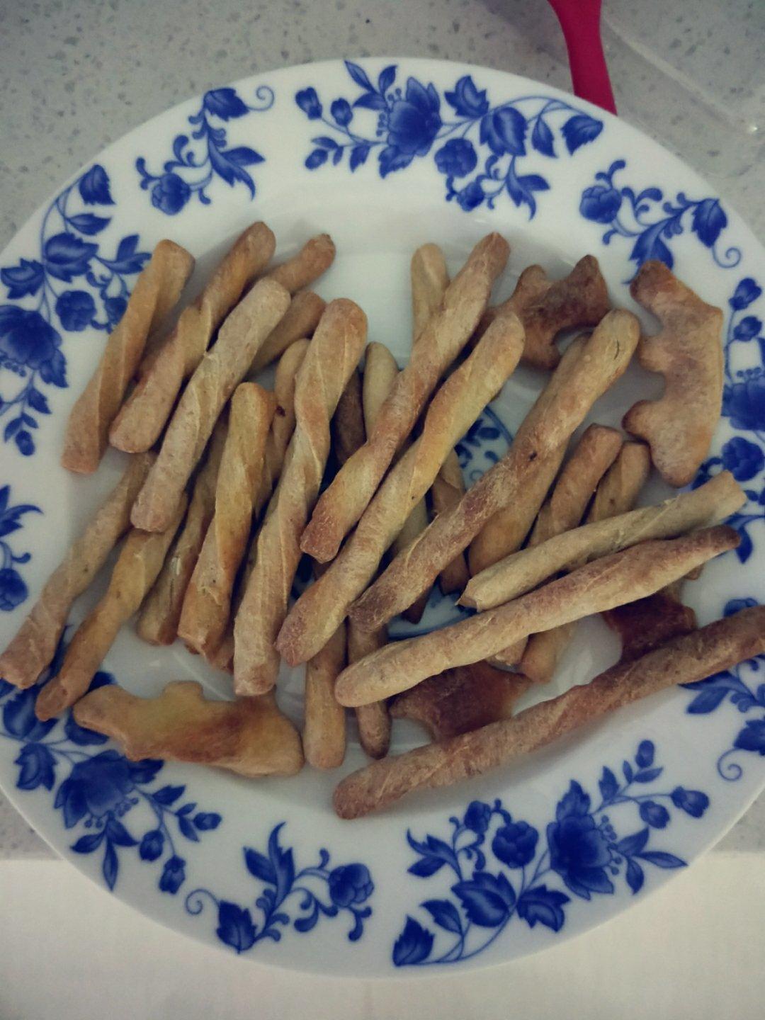无油无糖宝宝磨牙棒饼干(硬性饼干)