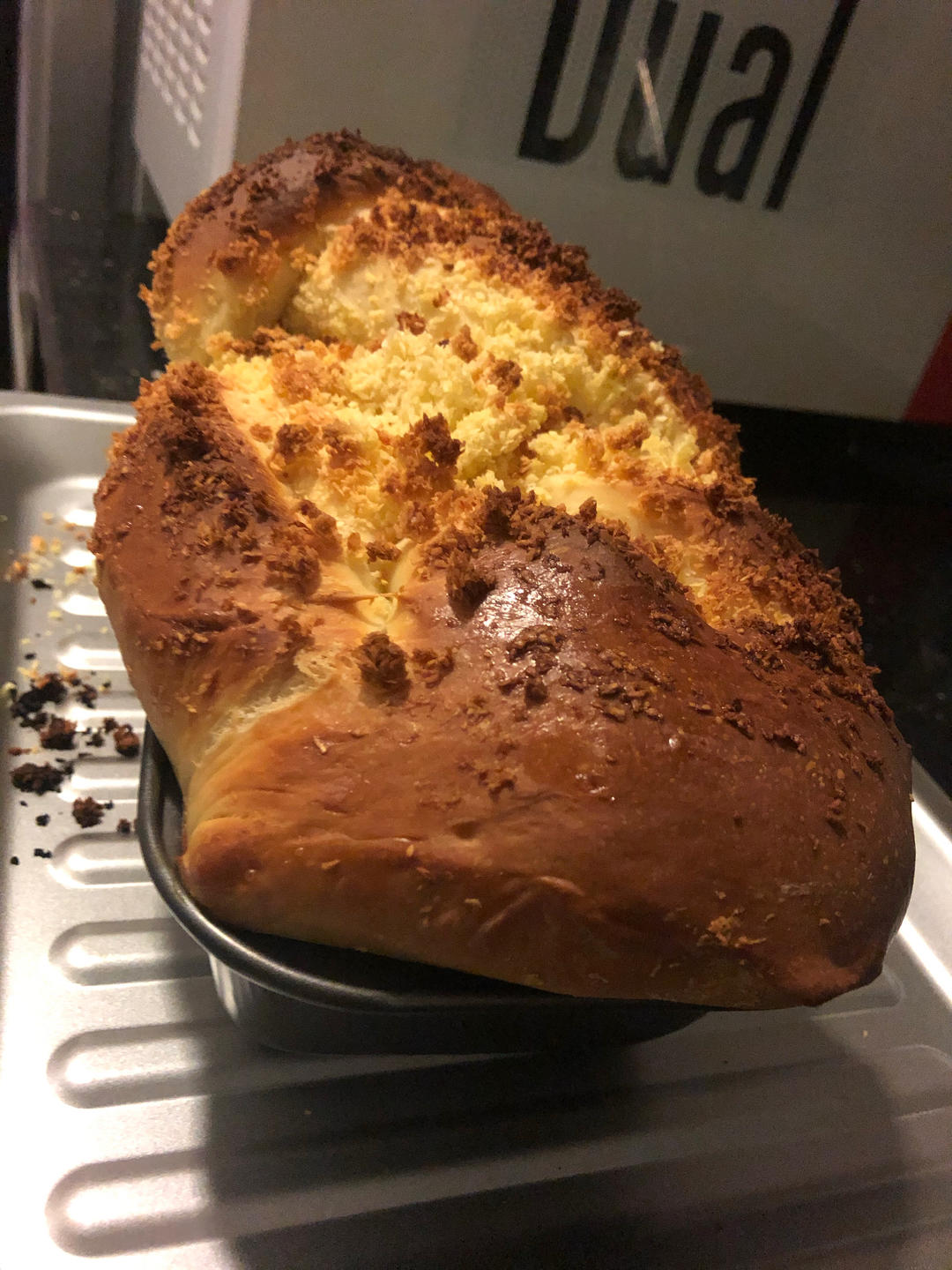 椰香浓郁的椰蓉吐司