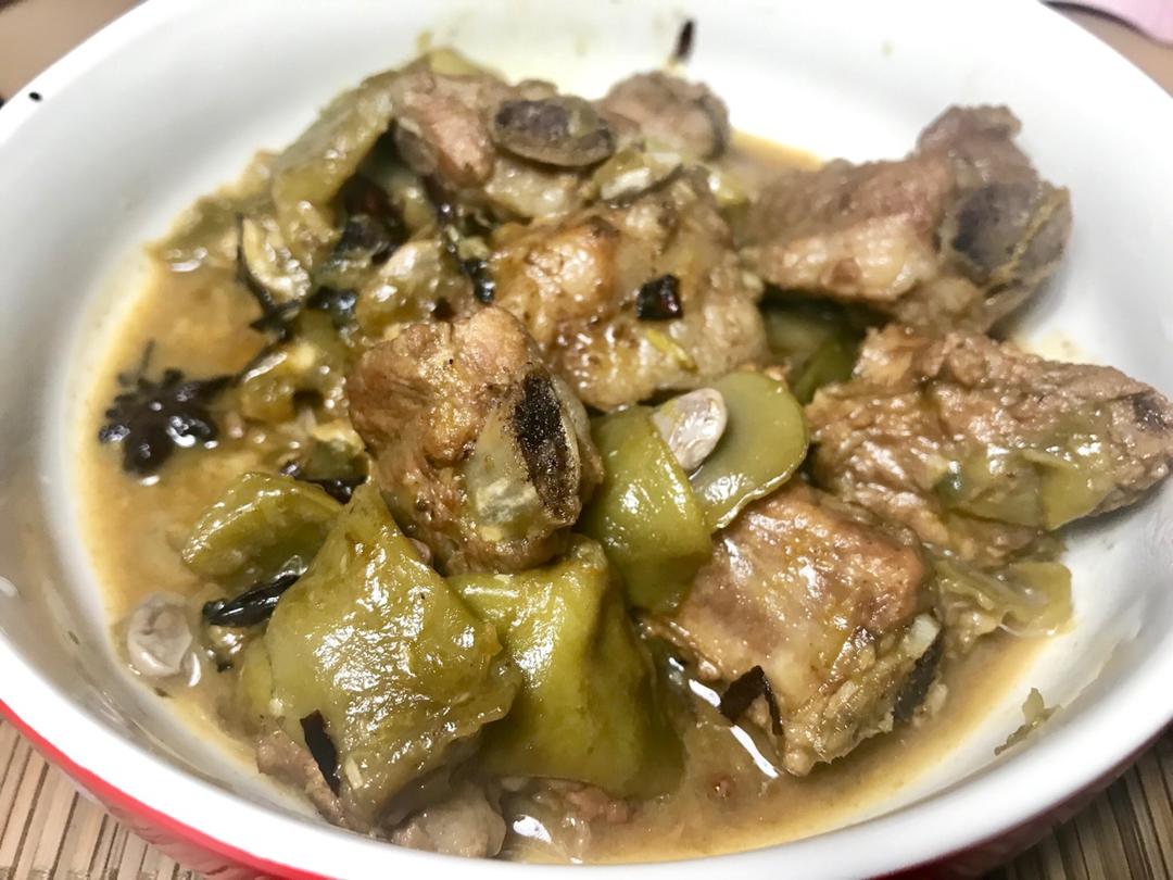 排骨炖豆角