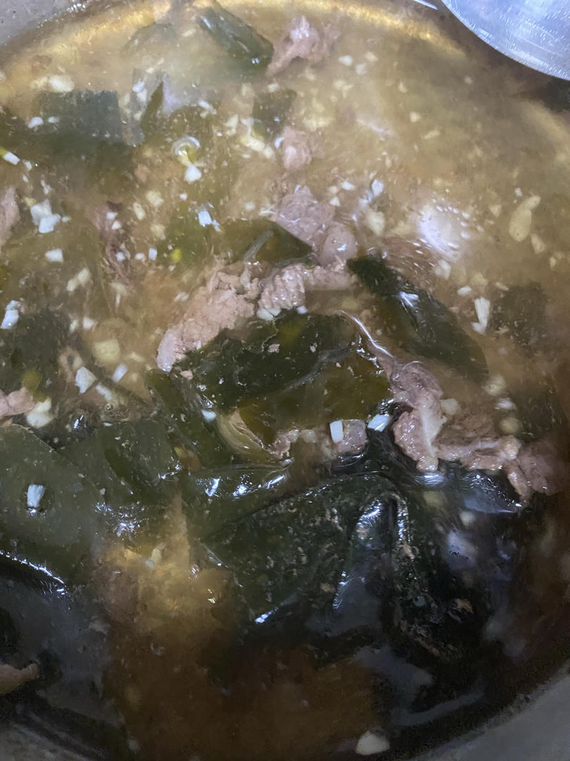 韩式快手海带汤