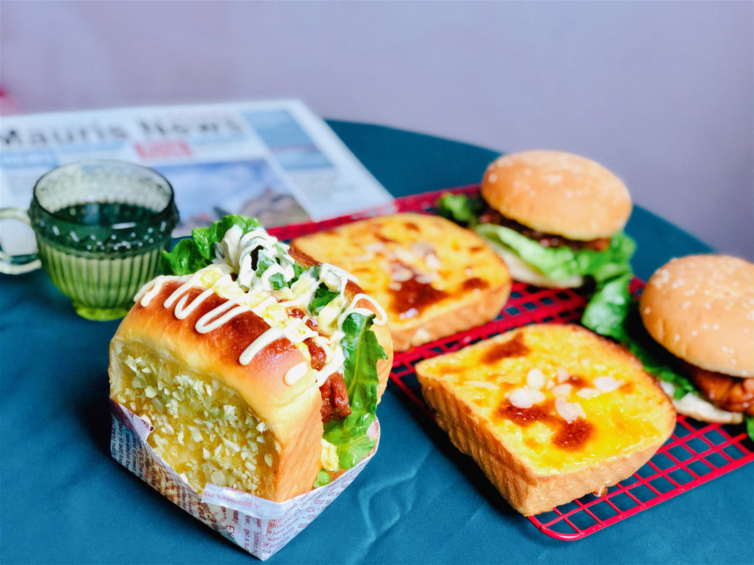 韩式厚片吐司三明治