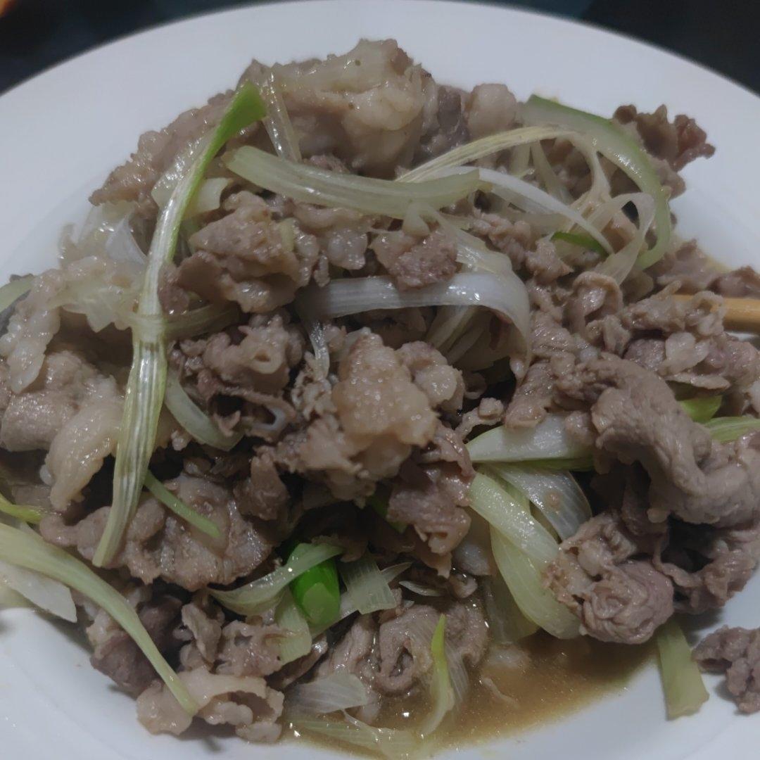 简单版葱爆羊肉卷