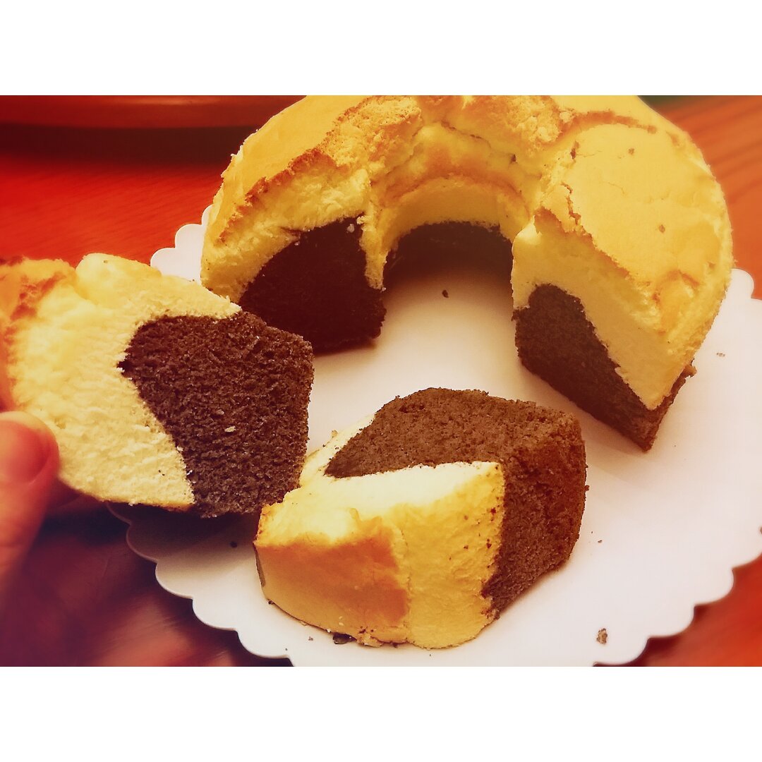 中岛老师的双层黑芝麻酱戚风