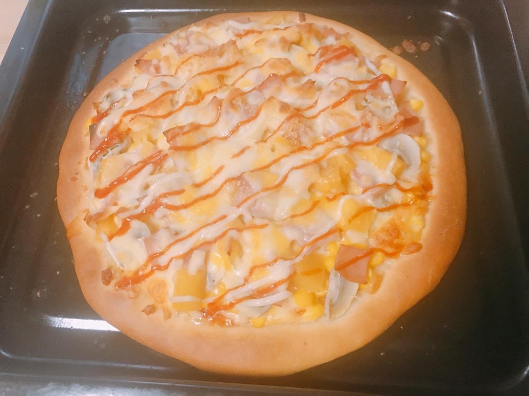 🍕单手披萨｜卡卡爸·教小白｜第一张披萨