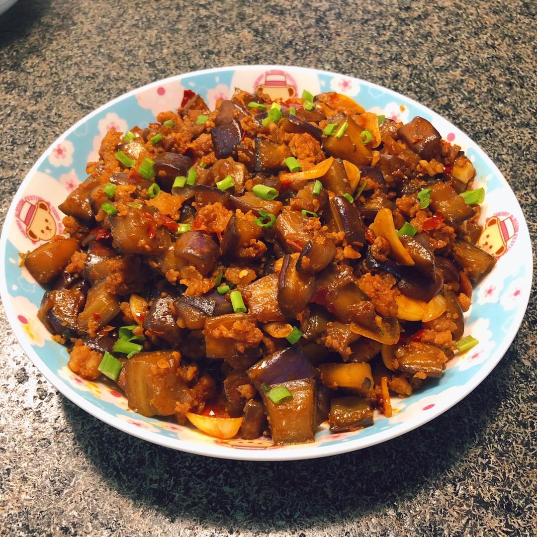 肉沫烧茄子(无敌下饭菜)