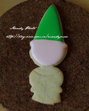 #2014圣诞节#圣诞糖霜饼干-圣诞小丑的做法 步骤3