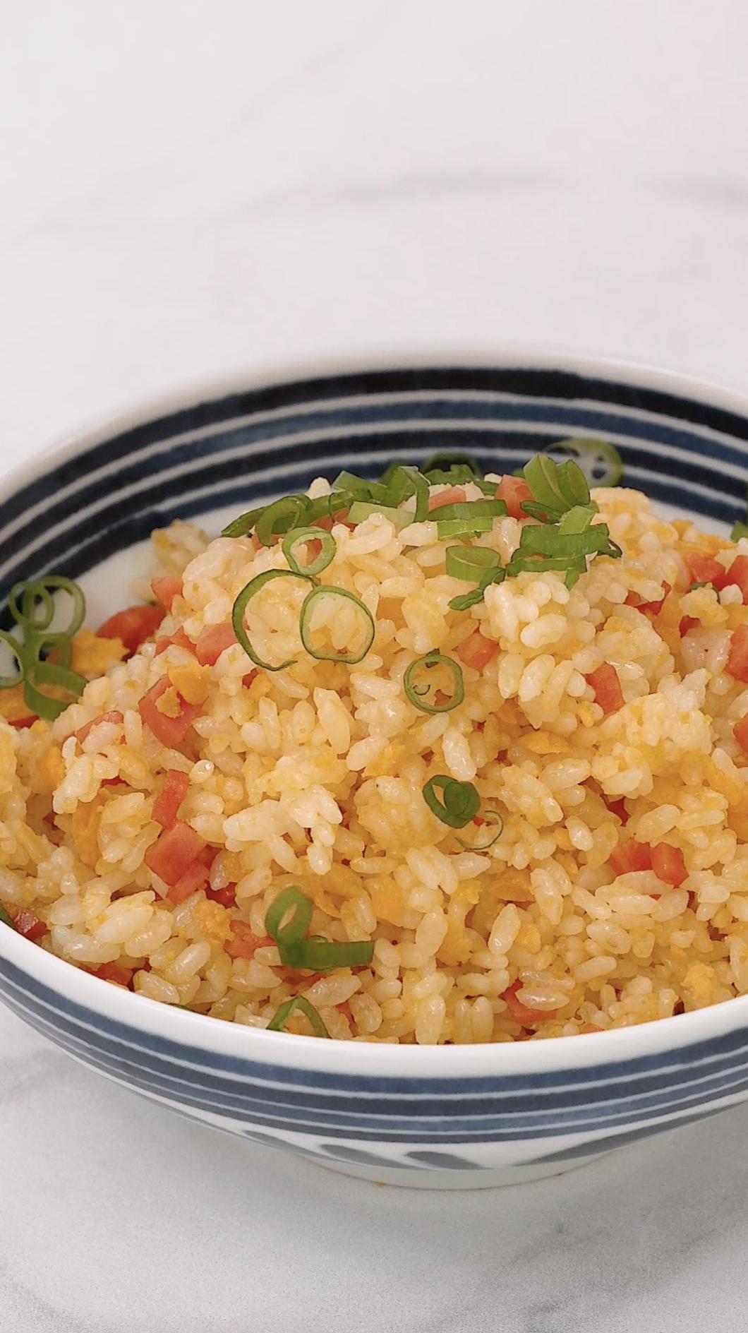 咸蛋黄炒饭的做法