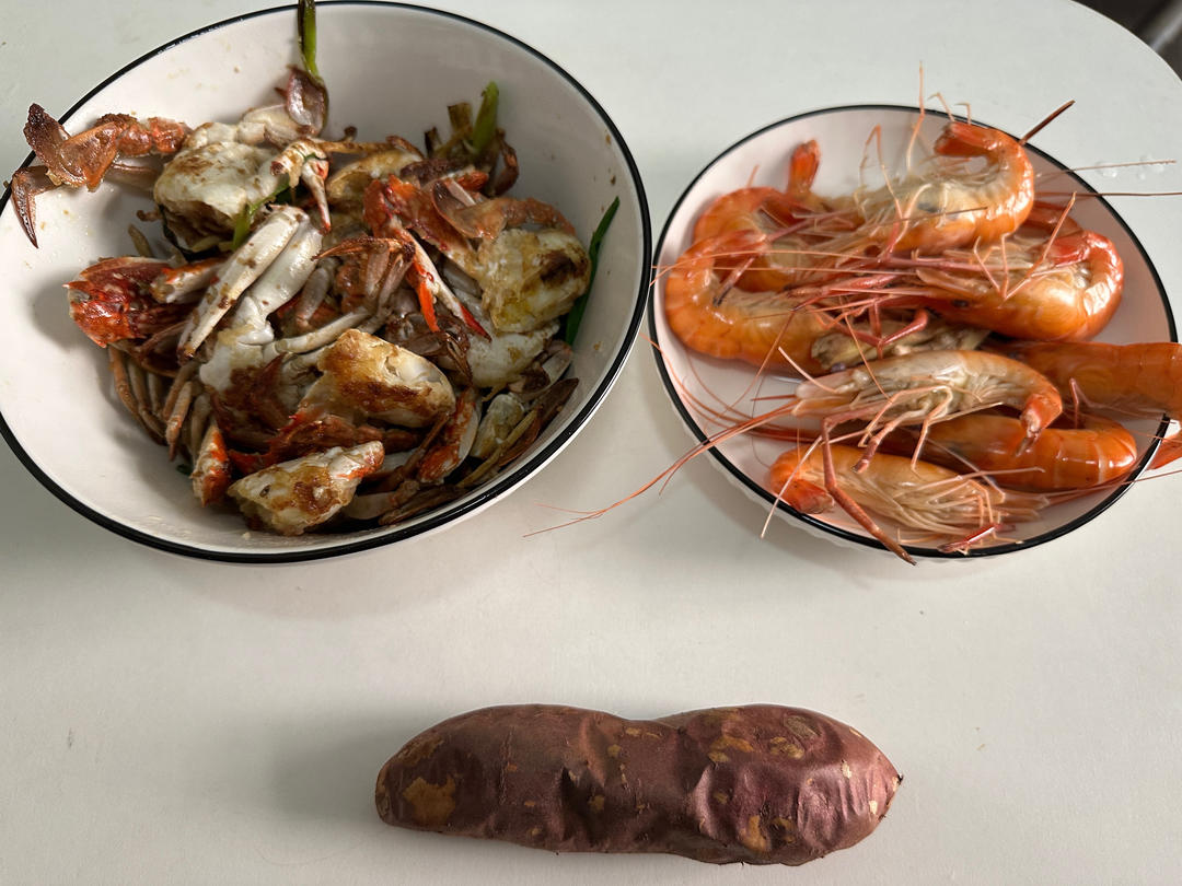 葱姜炒梭子蟹（very easy）