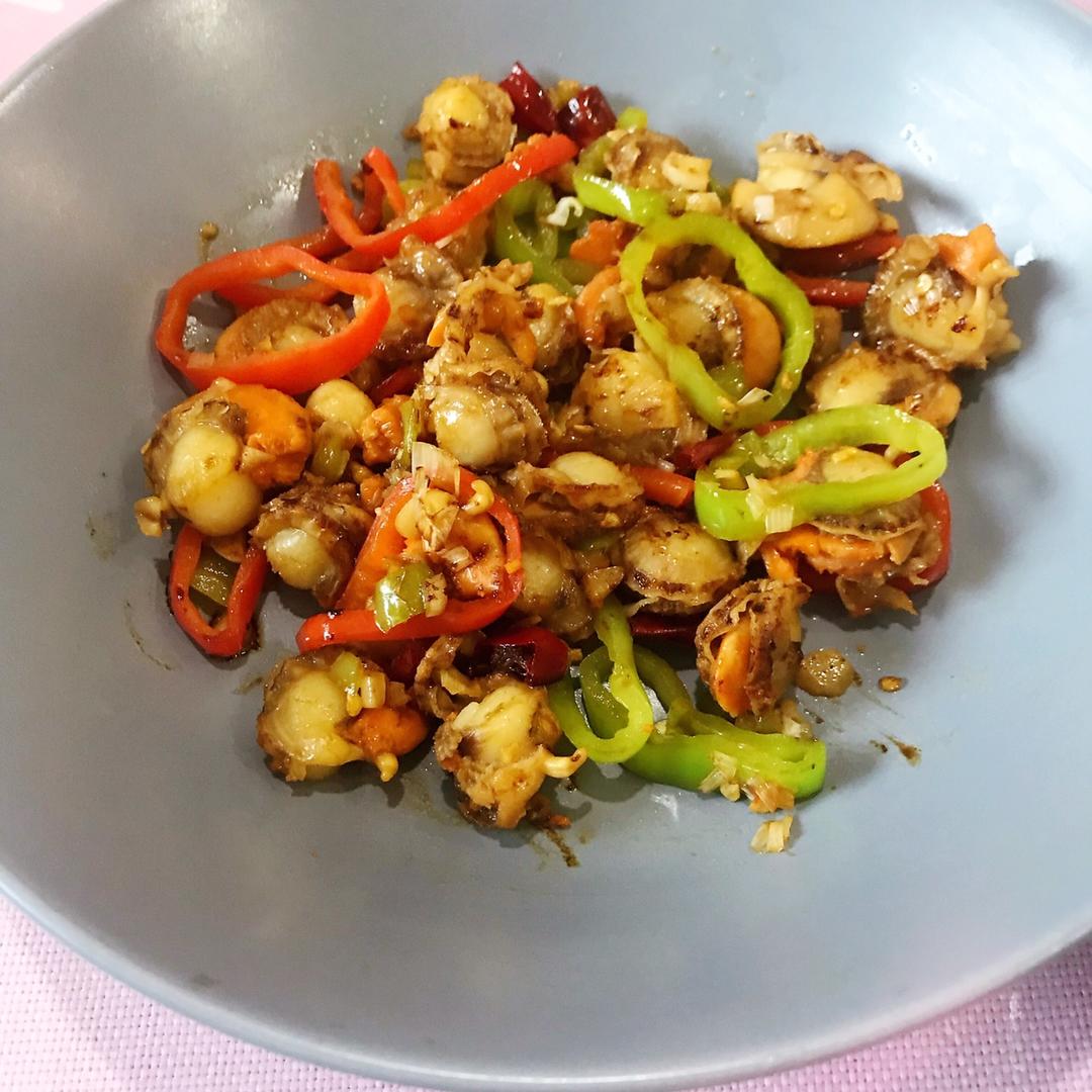 家常小炒扇贝肉